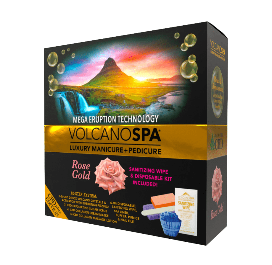 La Palm Volcano Spa 10 IN 1 Pedicure Kit Rose Gold