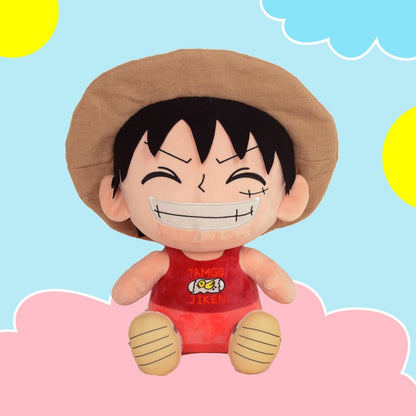 One Piece Plush Going Merry Thousand Sunny Karoo Luffy Chopper Law Ace Sabo Kawaii Pillow Anime Plushie Birthday Present 25-30CM