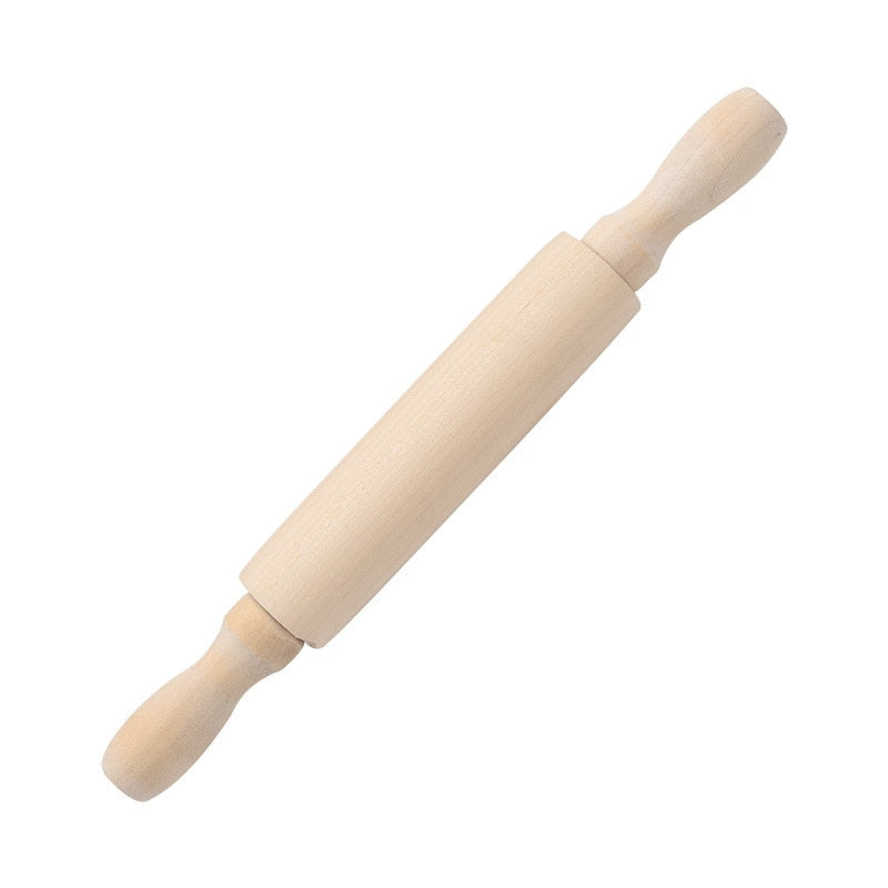 1PC Mini Wooden Rolling Pins 20cm Small Rolling Pin Kids Play House Toy for Baking Fondant Cake Dough Roller Kitchen Accessories