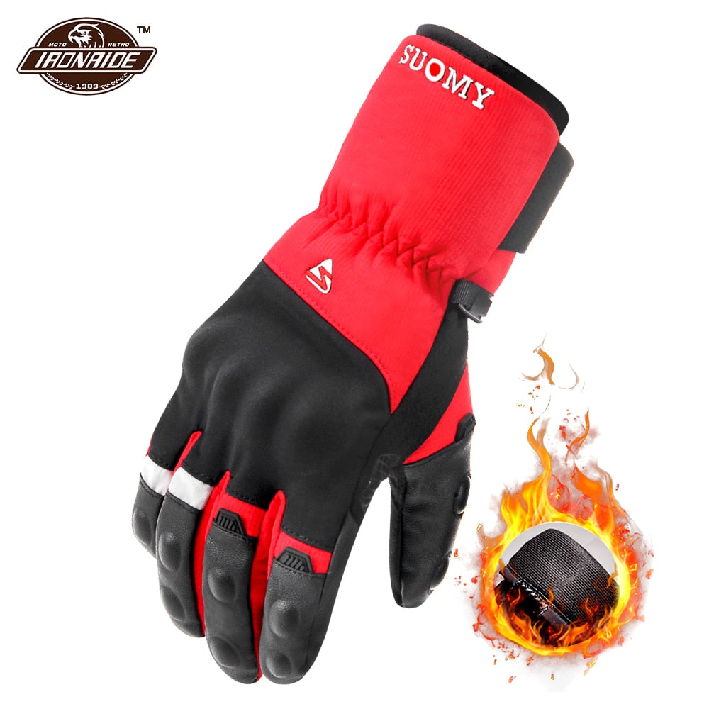 Winter Motorcycle Gloves Waterproof Moto Motocross Gloves Windproof Moto Gloves Touch Screen Motorbike Riding Guantes