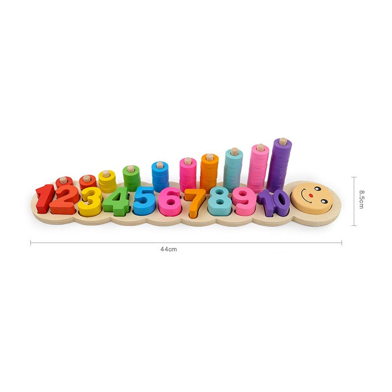 Wooden Toys Montessori for Kids Montessori Board Math Fishing  Montessori Toys wooden educational toys for baby 1 2 3 Years Old