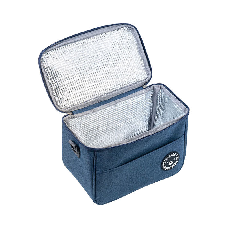 Size Small Food Thermal Lunch Box Bag Durable Waterproof Office Cooler Lunchbox Organizer School Kids Insulated Case with Strap