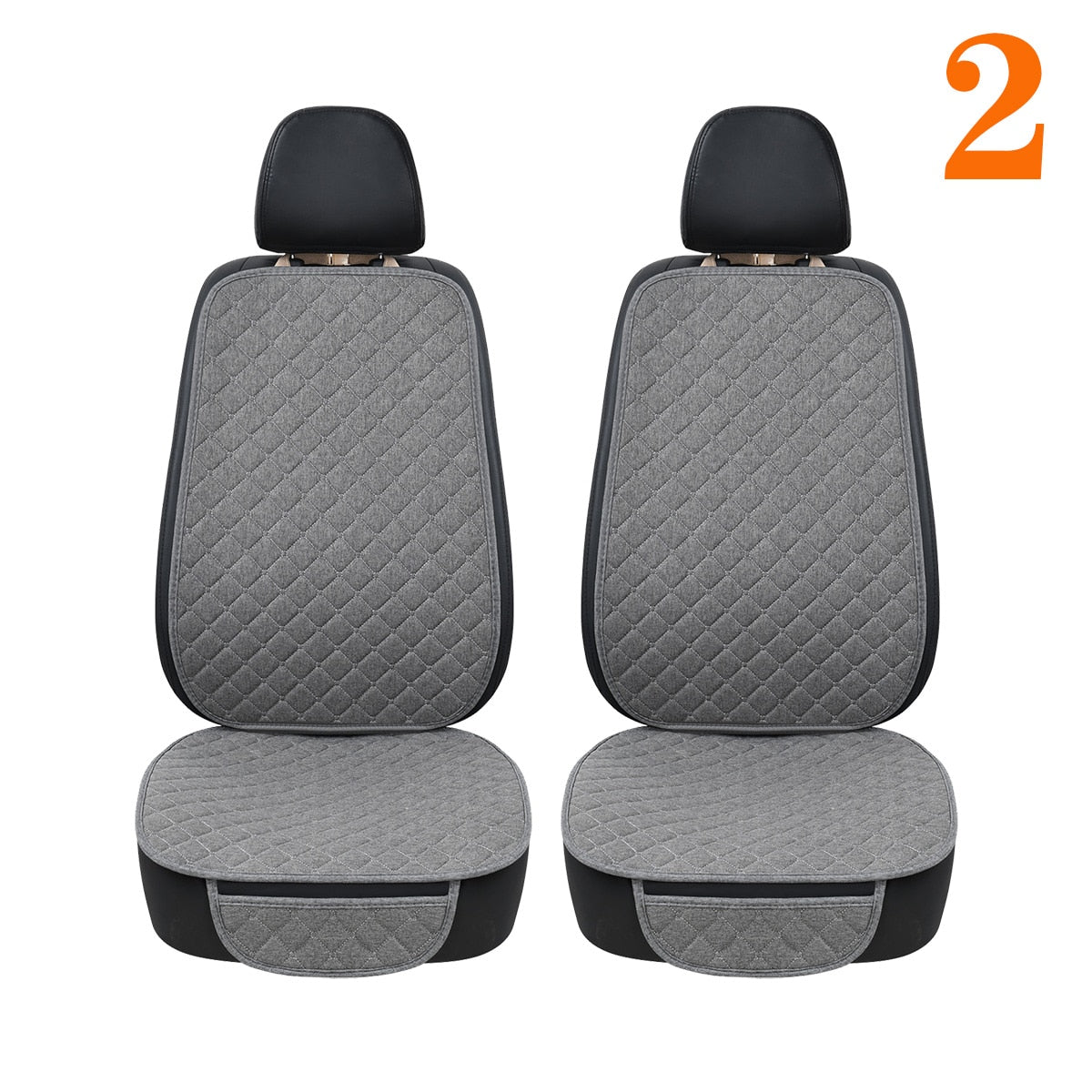 Universal Car Seat Cover Protector Linen Front Rear Back Flax Automobile Cushion Pad Mat Backrest Auto Car Accessori Interior