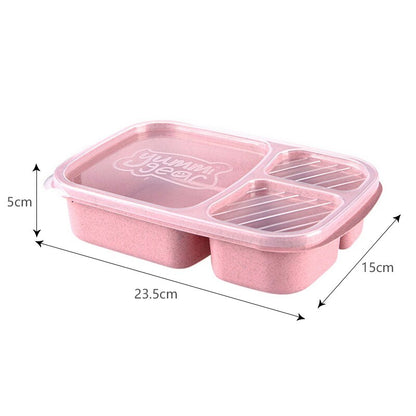 Separate lunch box Portable Bento Box Lunchbox Leakproof Food Container Microwave oven Dinnerware for Students