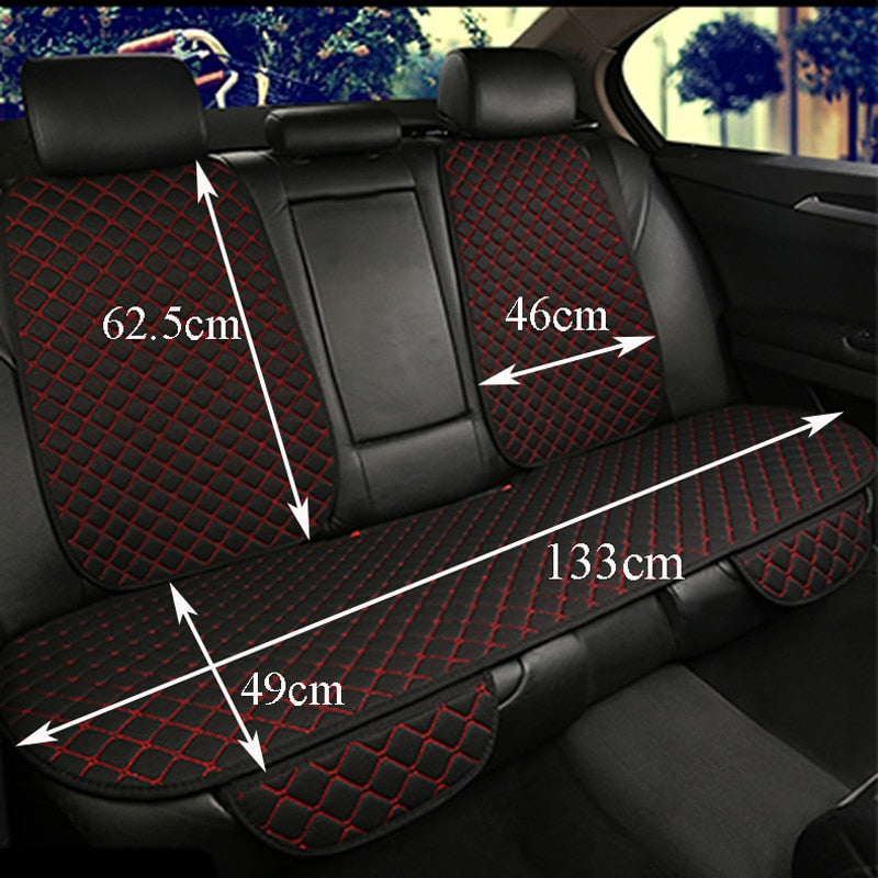 Universal Car Seat Cover Protector Linen Front Rear Back Flax Automobile Cushion Pad Mat Backrest Auto Car Accessori Interior