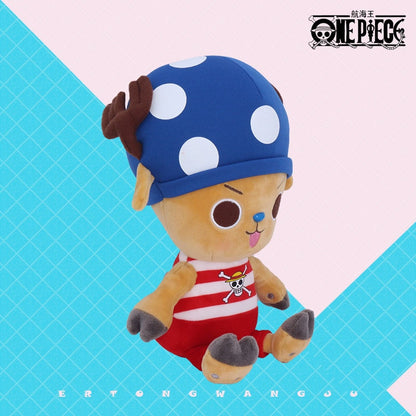 One Piece Plush Going Merry Thousand Sunny Karoo Luffy Chopper Law Ace Sabo Kawaii Pillow Anime Plushie Birthday Present 25-30CM