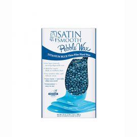 Satin Smooth Pebble Wax 35oz (990gr) - Titanium Blue Thin-Film