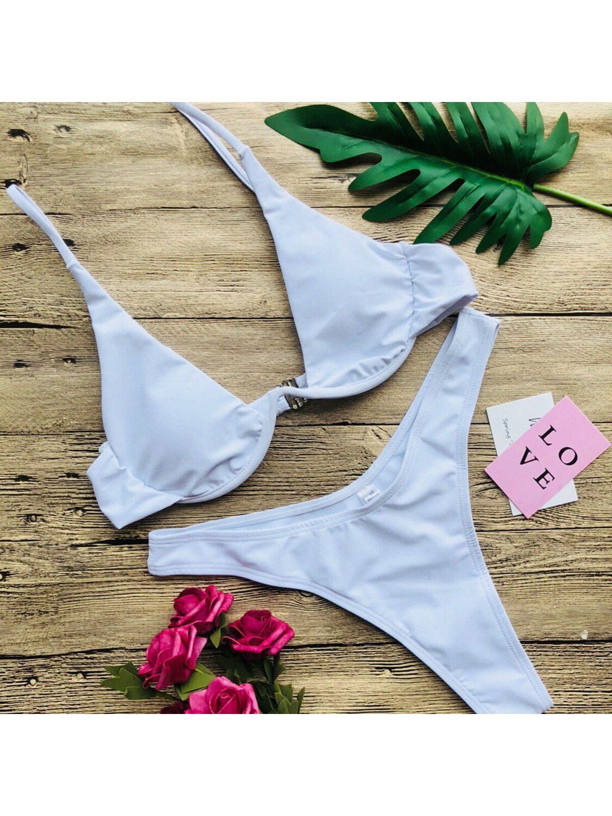 S - XL V-bar Underwired Bikini Female Swimsuit Women Swimwear Two-piece V shape Wire Bikini set Bather Bathing Suit Swim V439