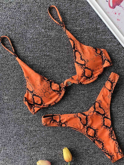 S - XL V-bar Underwired Bikini Female Swimsuit Women Swimwear Two-piece V shape Wire Bikini set Bather Bathing Suit Swim V439