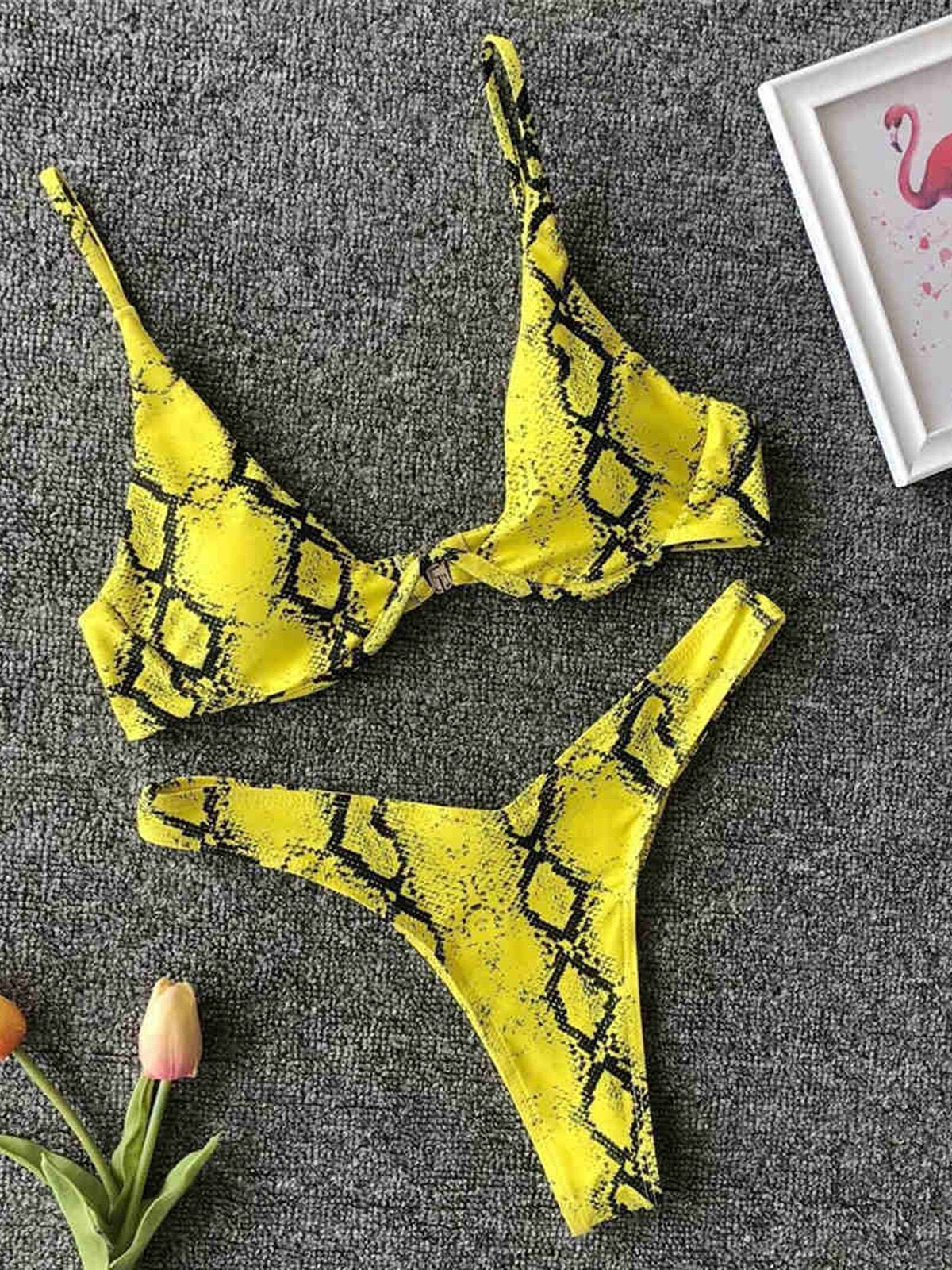 S - XL V-bar Underwired Bikini Female Swimsuit Women Swimwear Two-piece V shape Wire Bikini set Bather Bathing Suit Swim V439