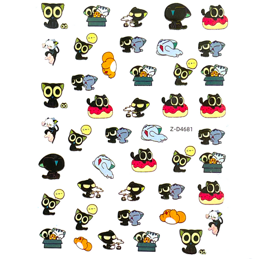 Nail Sticker - Cartoon - Z-D4681