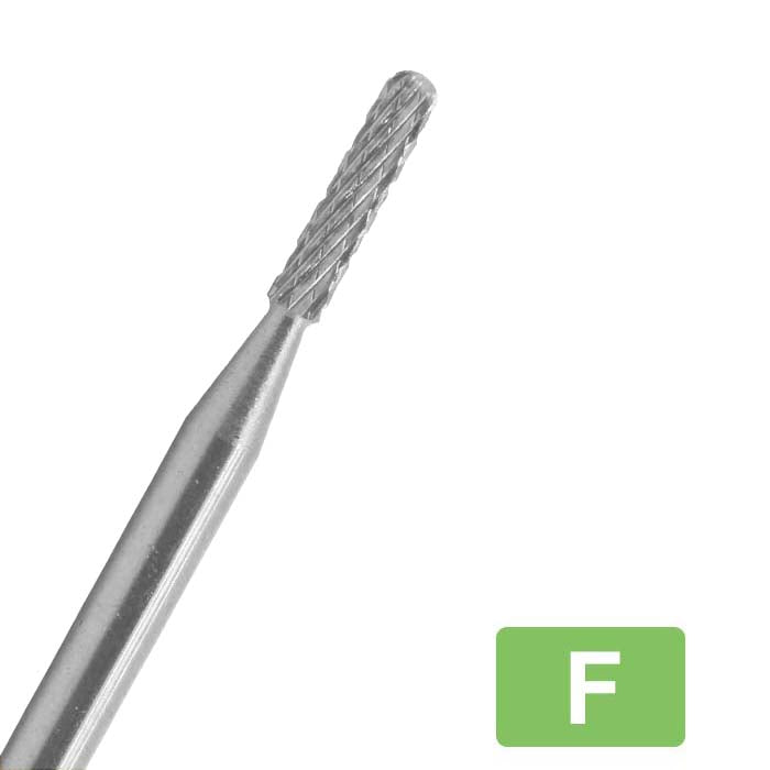 Carbide Bit - Safety Cuticle Silver Round Bit (3/32") [#C09106]