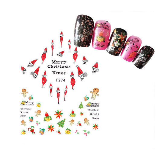 Nail Sticker - Christmas - F274