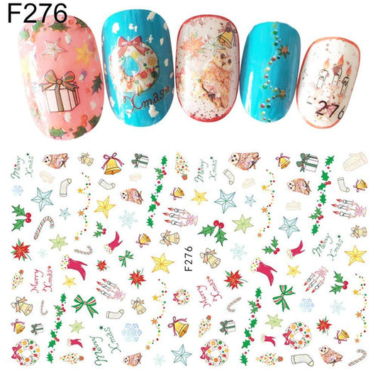 Nail Sticker - Christmas - F276