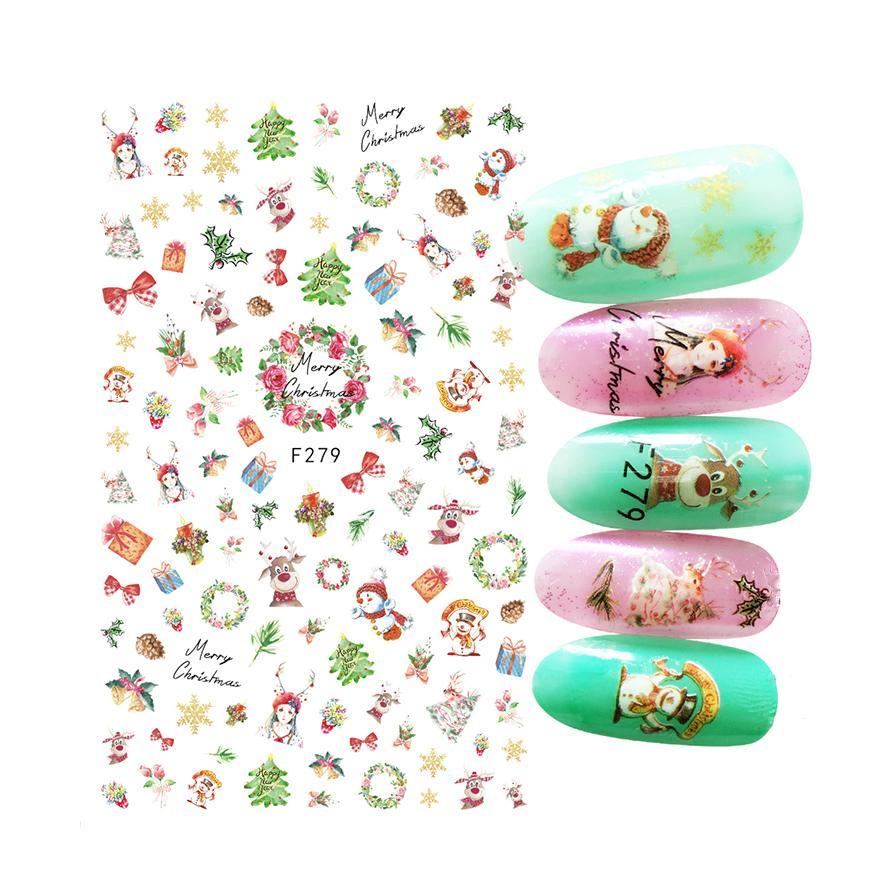 Nail Sticker - Christmas - F279