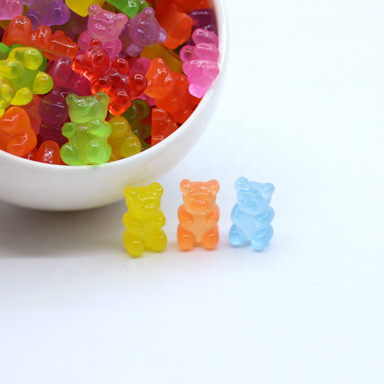 Kawaii Charm Gummy Bear Semi Sheer - Medium Size