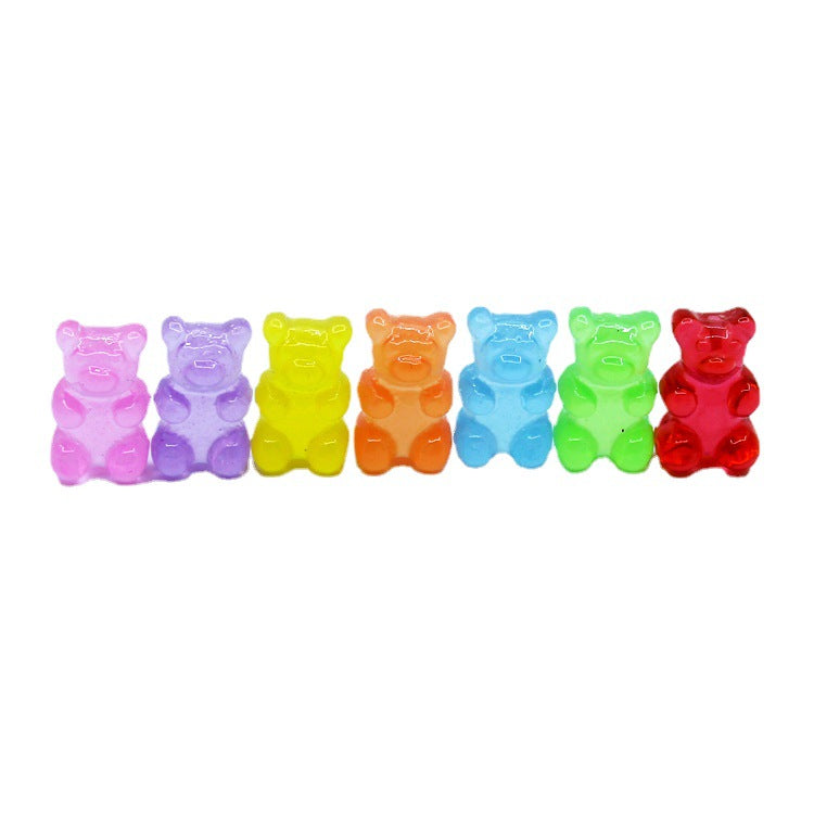 Kawaii Charm Gummy Bear Semi Sheer - Medium Size