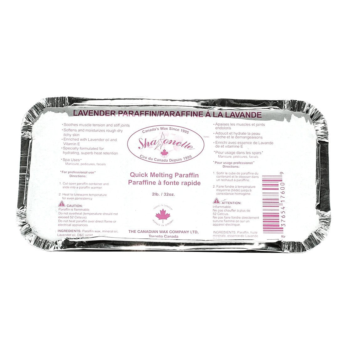 Sharonelle Paraffin - Quick Melting #Lavender (2lb) 900g