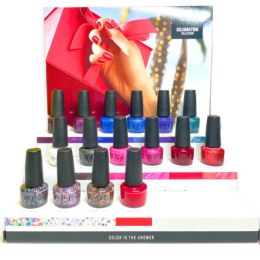 OPI Nail Lacquer - Celebration / Holiday 2021 Collection (Set of 16pcs)