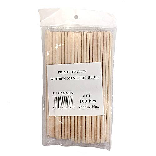 Silk B - Wooden Manicure Stick #Long (Bag of 100pcs)