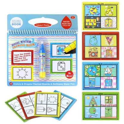 Magic Water Drawing Books Coloring Books Doodle & Magic Pen Painting Drawing Board Children DIY Painting Toys Birthday Gifts