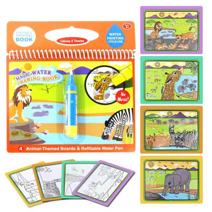 Magic Water Drawing Books Coloring Books Doodle & Magic Pen Painting Drawing Board Children DIY Painting Toys Birthday Gifts