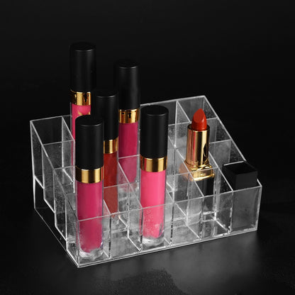 Tattoo Ink Display Stand Holder Empty Rack Acrylic Clear Cosmetic Storage Tattoo Supplies Lipsticks Manicure Tool Organizer Storage