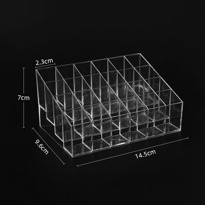 Tattoo Ink Display Stand Holder Empty Rack Acrylic Clear Cosmetic Storage Tattoo Supplies Lipsticks Manicure Tool Organizer Storage