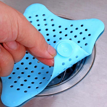 Silicone Anti-blocking Sink Drain Filter Bathtub Hair Catcher Stopper Trapper Drain Filter Strainer Bathroom Kitchen Accessories