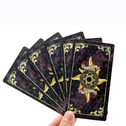 78 PCS/Set Holographic Board Game Shine Waite Tarot Cards Game English Edition Tarot Board Game