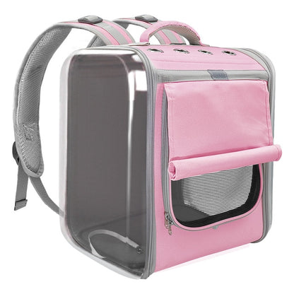 Pet Cat Carrier Backpack Breathable Cat Travel Outdoor Shoulder Bag For Small Dogs Cats Portable Packaging Carrying Pet Supplies