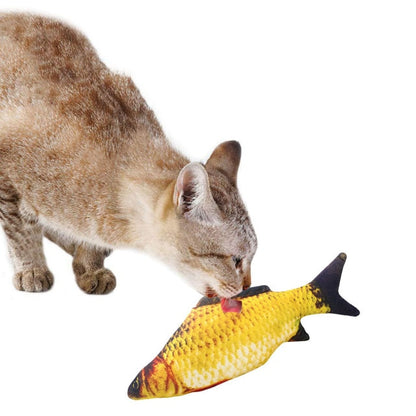 Legendog Creative Fish Shape Pet Toy Fish Shape Bite Resistant Catnip Cat Toy Pet Chew Toy Pet Interaction Training Supplies