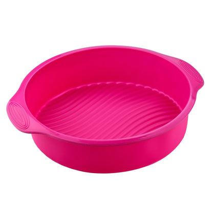 Silicone Round Food Grade Non Stick Cake Bakeware 3D Cake Mold Baking Tool Loaf Bread Tray Birthday Cake Dessert Pan Tools