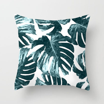 Tropical Plants Pattern Decorative Cushions Pillowcase Polyester Cushion Cover Throw Pillow Sofa Decoration Pillowcover 40506