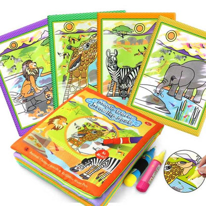 Magic Water Drawing Books Coloring Books Doodle & Magic Pen Painting Drawing Board Children DIY Painting Toys Birthday Gifts