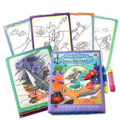 Magic Water Drawing Books Coloring Books Doodle & Magic Pen Painting Drawing Board Children DIY Painting Toys Birthday Gifts