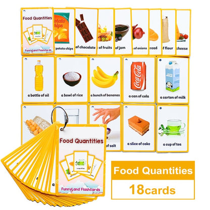 Children Baby English Learning Word Card Pocket Flash Learning Montessori Educational Toys Word Table Game Card for Kids