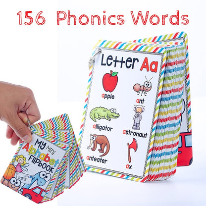 Children Baby English Learning Word Card Pocket Flash Learning Montessori Educational Toys Word Table Game Card for Kids