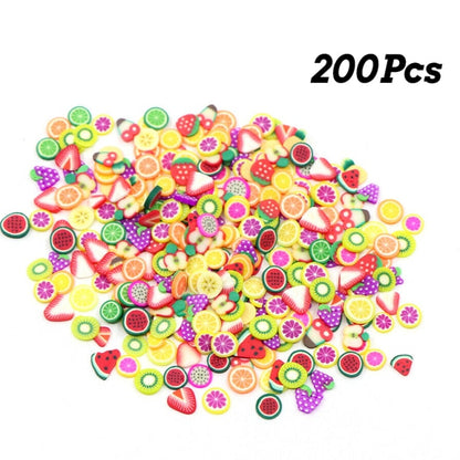 Slimes Addition Soft Fruit Fimo Slices For Slime Fluffy Lizun DIY Nail Mobile Supplies Slime Charm Accessories Kits For Children