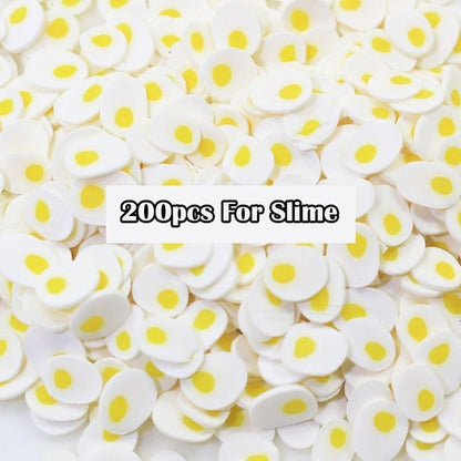 Slimes Addition Soft Fruit Fimo Slices For Slime Fluffy Lizun DIY Nail Mobile Supplies Slime Charm Accessories Kits For Children