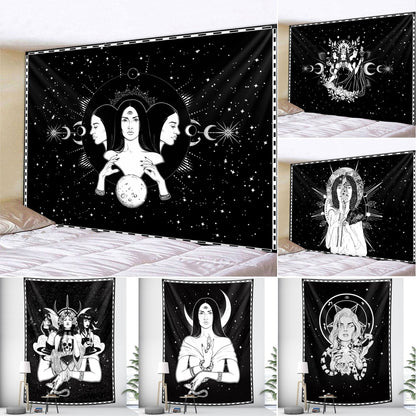 Tarot Divination home decoration witchcraft tapestry Mandala wall decoration Hippie Bohemian decorative sheet sofa blanket