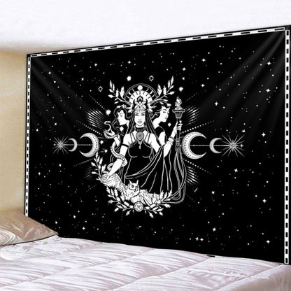 Tarot Divination home decoration witchcraft tapestry Mandala wall decoration Hippie Bohemian decorative sheet sofa blanket