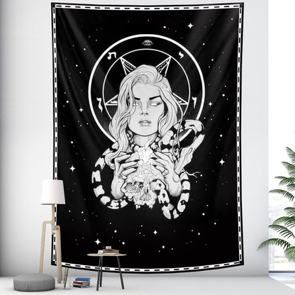 Tarot Divination home decoration witchcraft tapestry Mandala wall decoration Hippie Bohemian decorative sheet sofa blanket