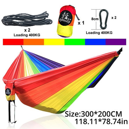 Double Hammock Swing Camping Hammock Moodes Spring Outdoor Swing Outdoors Furniture Garden Bed Hamaca Hamock hammac hammoc