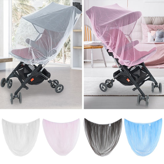 Baby Stroller Pushchair Mosquito Insect Shield Net Safe Infants Protection Mesh Stroller Accessories Mosquito Net 150cm