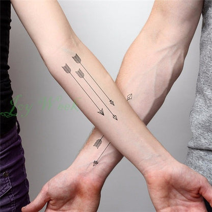 Waterproof Temporary Tattoo sticker on ear finger music note bird stars line streak henna tatto flash fake tatoo for women 24