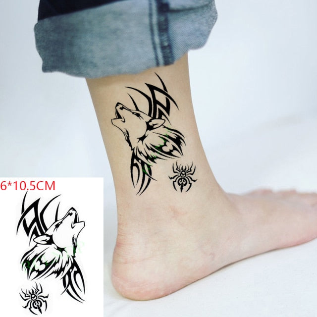 Waterproof Temporary Tattoo Stickers Moon Hill forest star Fake Tatto Flash Tatoo Tatouage Body Art Hand Foot for Girl Women Men