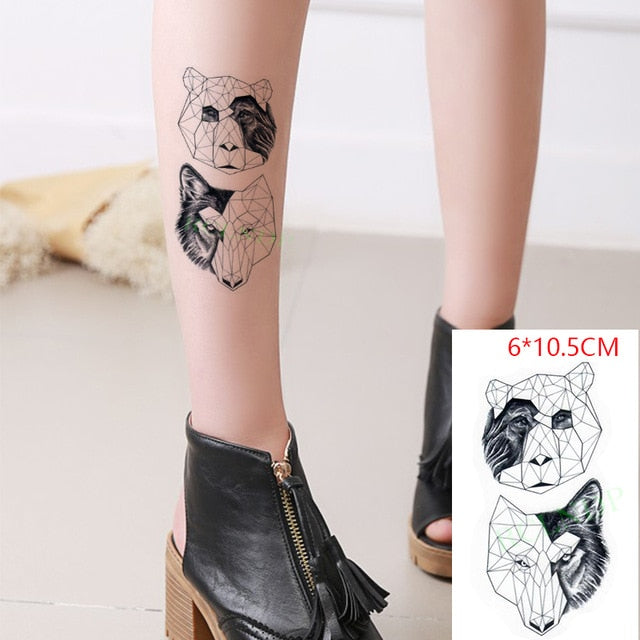 Waterproof Temporary Tattoo Stickers Moon Hill forest star Fake Tatto Flash Tatoo Tatouage Body Art Hand Foot for Girl Women Men