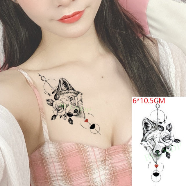 Waterproof Temporary Tattoo Stickers Moon Hill forest star Fake Tatto Flash Tatoo Tatouage Body Art Hand Foot for Girl Women Men