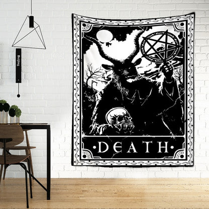 Tarot Tapestry Wall Hanging Witchcraft Divination Bed Sheet Beach Mat Bohemian Hippie TAPIZ Wall Home Decor